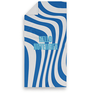 Beach 28" x 58" Dye Sublimated Towel Polyester Velour