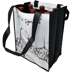 Magic Laminated Wine Bag - Holds 6 Bottles