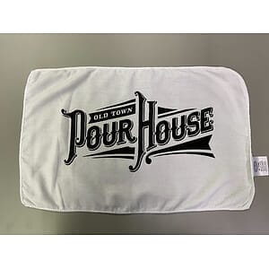 11" x 18" RUSH Rally Towel Microfiber White