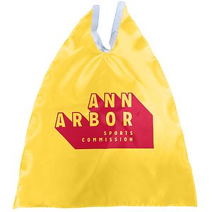 Satin Super Hero Cape Spot Color