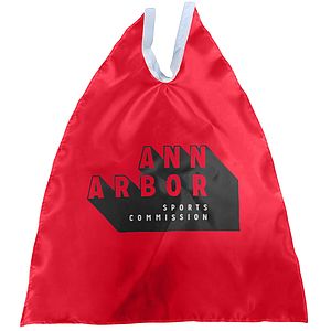 Satin Super Hero Cape Spot Color