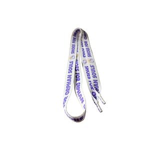 Shoelaces 60" x 3/4" Recycled Polyester (Domestically Produced)
