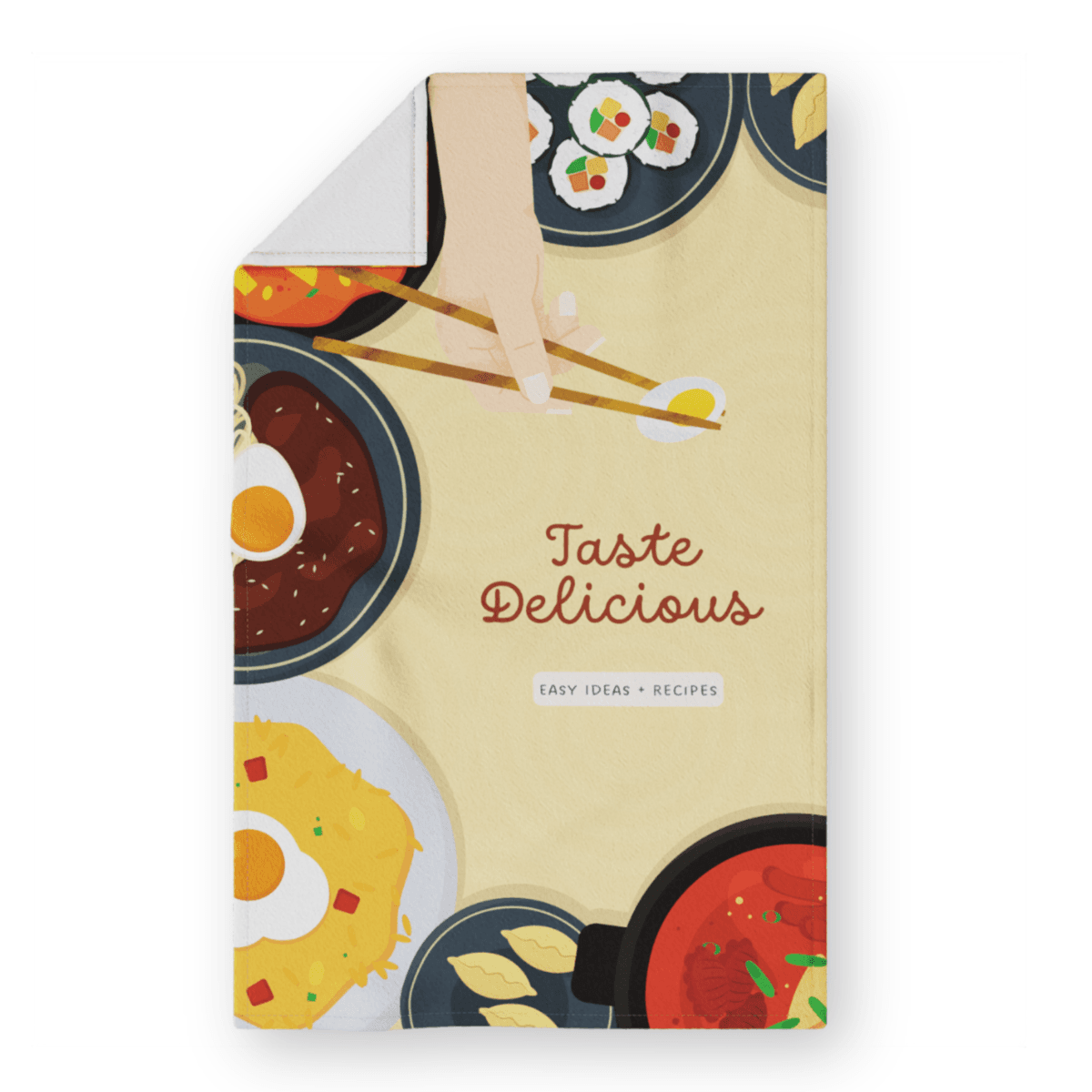Tea Towel 16" x 26" Spun Polyester Flat