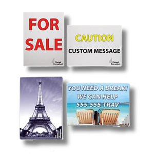 Aluminum 18" x 12" Sign