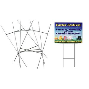 6" x 24" / 24" x 6" 4mm Coroplast™ Sign