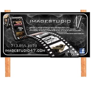 4' x 8' Ecopanel Sign (1 Side/Simple Text)