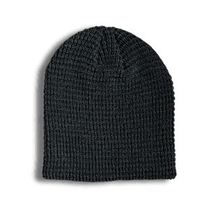 Knitted Waffle Beanie (Includes Woven Label)