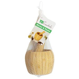 Bamboo Mortar and Pestle Set