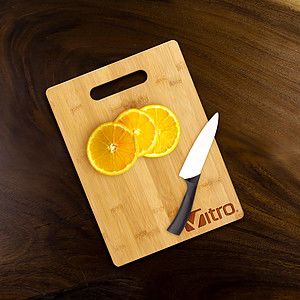 13" Bamboo Cutting Board with Handle