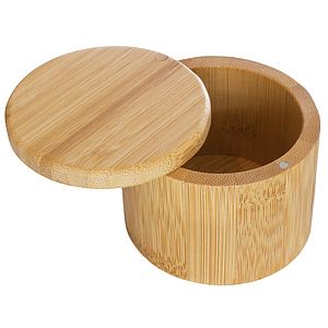 Round Salt Box with Magnetic Swivel Lid