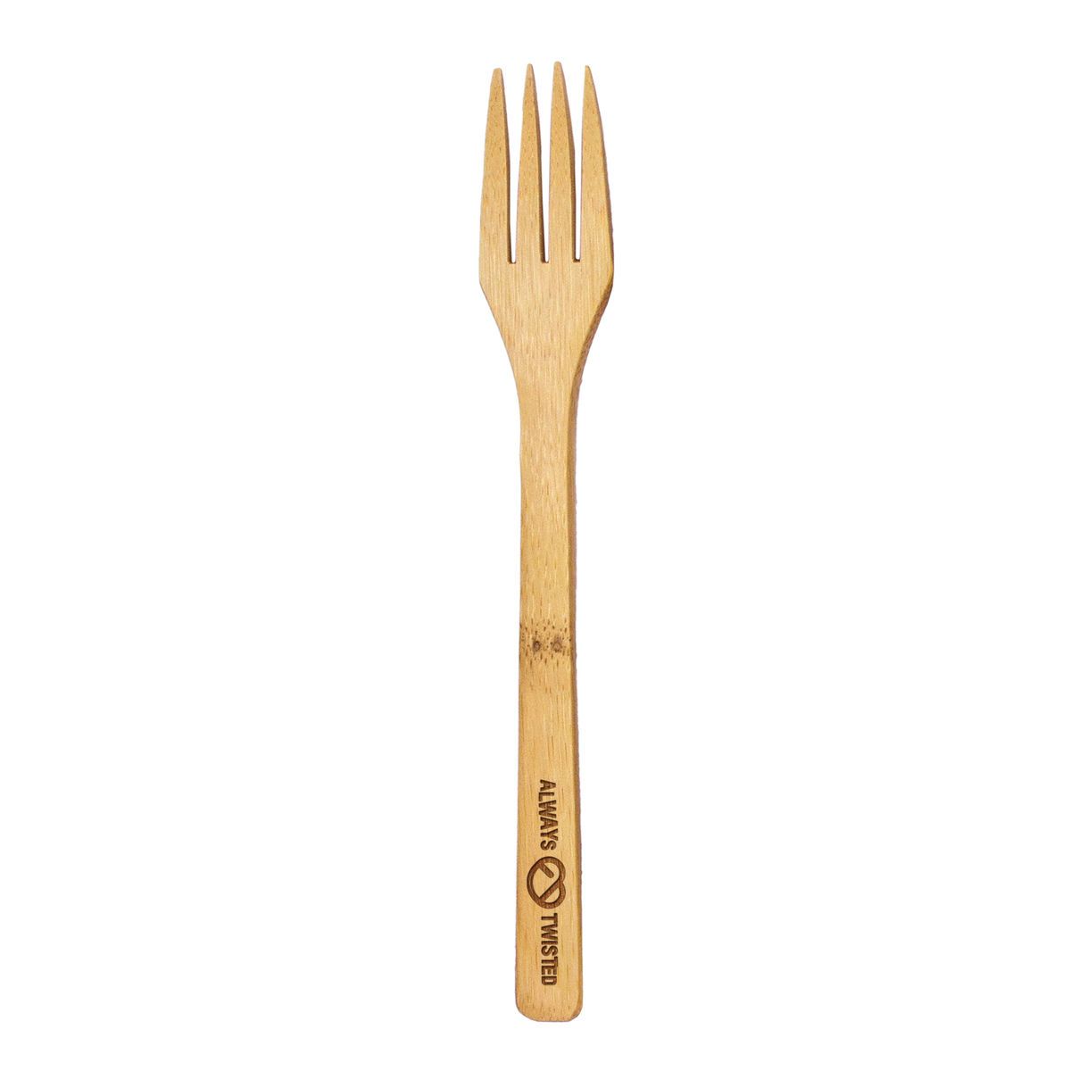 Reusable bamboo 8 fork, dishwasher safe Swagbox