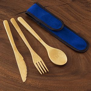 Take-Along Flatware Set - Blue