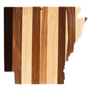 Rock & Branch® Shiplap Series Arkansas State Shaped Wood Serving and Cutting Board