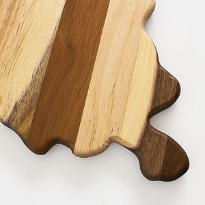 Rock & Branch® Shiplap Series Louisiana State Shaped Wood Serving and Cutting Board
