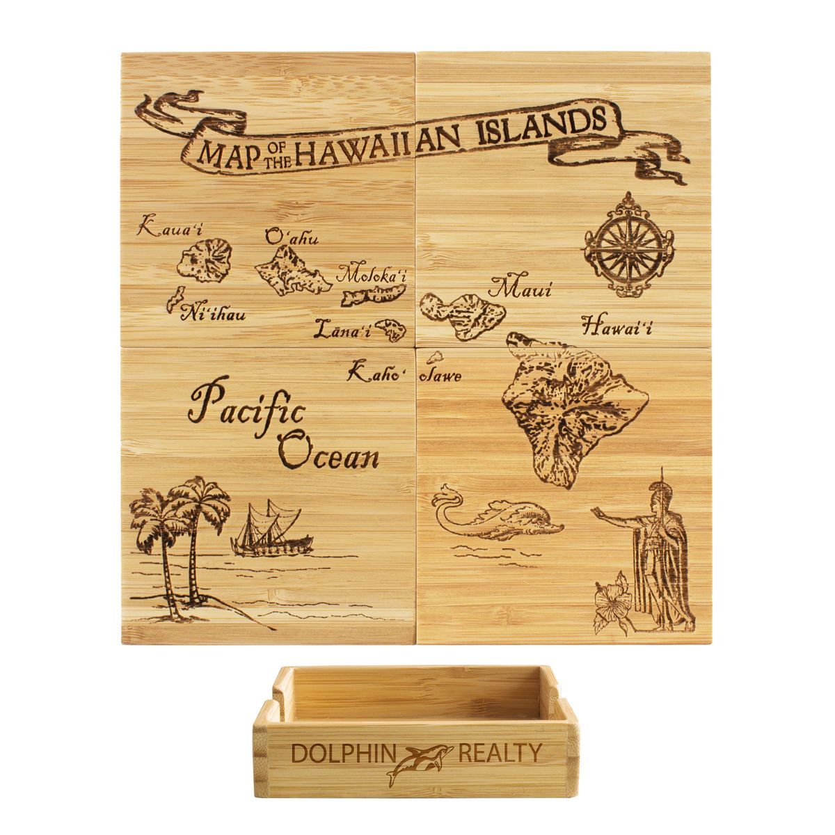 Hawaii puzzle coaster set Corporate Specialties