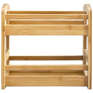 Bamboo 2-Tier Spice Caddy