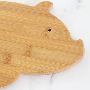 Pig Shaped Cutting & Serving Board