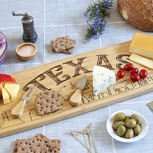 Texas State Charcuterie Board