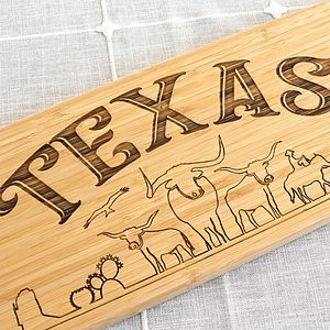 Texas State Charcuterie Board