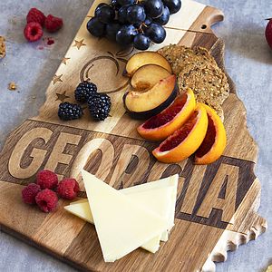 Rock & Branch® Origins Series Georgia State Shaped Wood Serving and Cutting Board