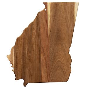 Rock & Branch® Origins Series Georgia State Shaped Wood Serving and Cutting Board