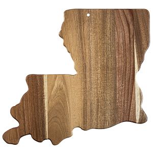 Rock & Branch® Origins Series Louisiana State Shaped Wood Serving and Cutting Board