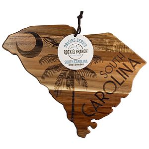 Rock & Branch® Origins Series South Carolina State Shaped Wood Serving and Cutting Board