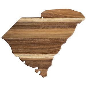 Rock & Branch® Origins Series South Carolina State Shaped Wood Serving and Cutting Board