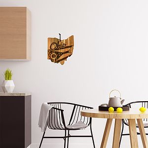 Rock & Branch® Origins Series Ohio State Shaped Wood Serving and Cutting Board