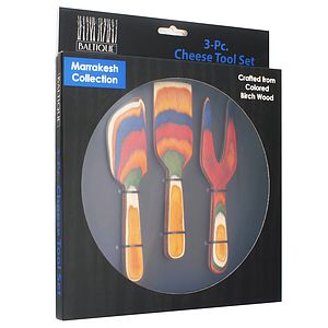 Baltique® Marrakesh 3-Piece Cheese Tool Set