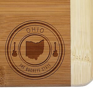 Oregon State Stamp 2-Tone Bar Board