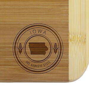 Iowa State Stamp 2-Tone 11" Cutting Board