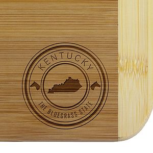 Kentucky State Stamp 2-Tone 11" Cutting Board