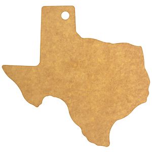 Vellum™ Texas Shaped Wood Paper Composite Serving and Cutting Board, Dishwasher Safe
