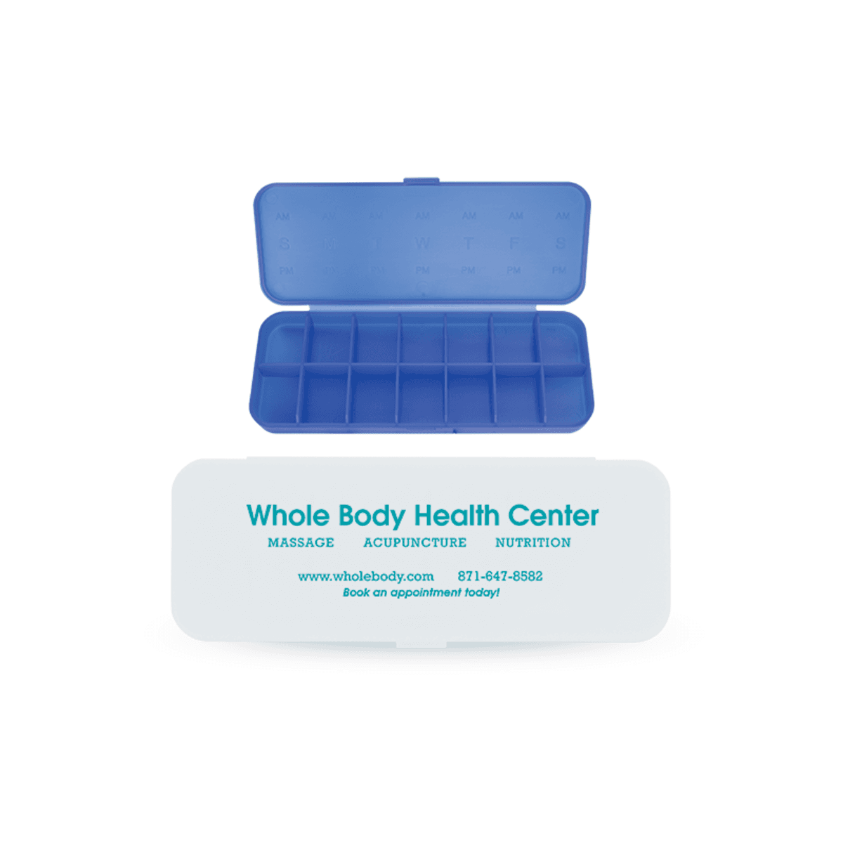 Traveler's allweek ampm pill box Brandextenders