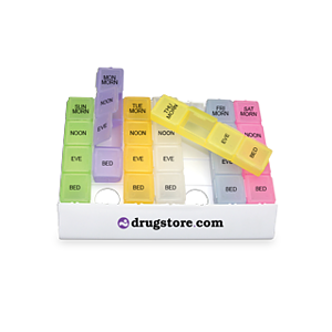 Rainbow 24/7 Medicine Tray Organizer