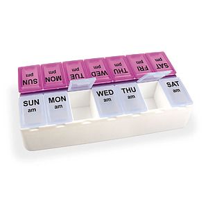 Daily Reminder 7-Day Medicine Tray
