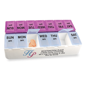 Daily Reminder 7-Day Medicine Tray