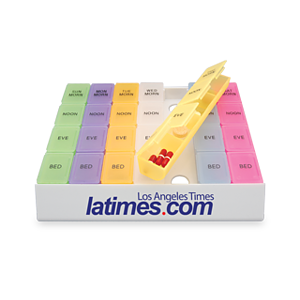 Rainbow Jumbo 24/7 Medicine Tray Organizer