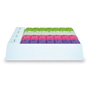 Four Weeks and Today Medicine Tray Organizer