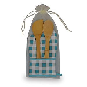 Chef's Pocket Oven Mitt Bamboo Combo