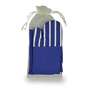 Chef's Therma-Grip Striped Oven Mitt Striped Apron Combo