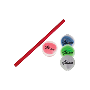 Traveler's Silicone Straw with Round Case