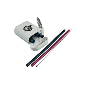 Traveler's Silicone Straw with Carabiner Case