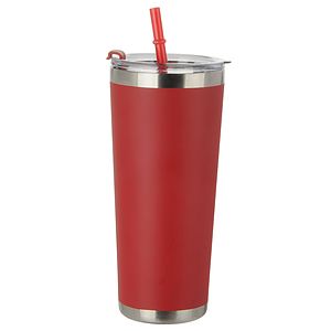 20 oz. Stainless Tumbler With Straw