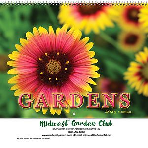 Gardens Wall Calendar: 2027 Spiral Bound