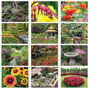 Gardens Wall Calendar: 2027 Stapled