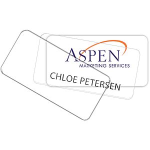 Complete Click-It Reusable Name Badge (Standard Size 1-1/2" x 3")