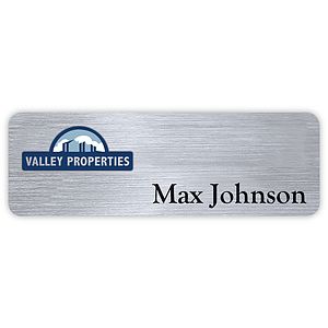 Hollywood Plastic Express Name Badge (Standard size 1" x 3")