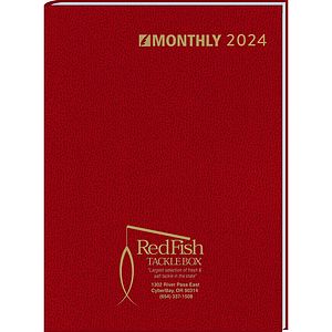 Ruled Monthly Format Stitched To Cover Desk Planner: 32 Page Planner 2027: 32 Page Planner 2026